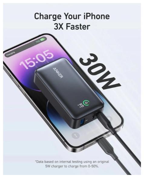 Actual product image Anker 533 PowerCore (10000 mAh, 18 W, 37 Wh)