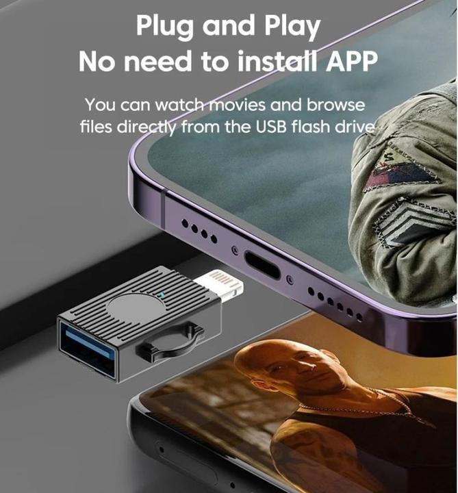 Immagine prodotto PowerGuard Adattatore Titan Lightning a USB 2.0 OTG (USB-A, Lightning)