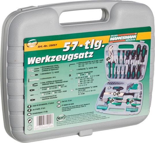 Actual product image Mannesmann Tool kit (57 pieces)