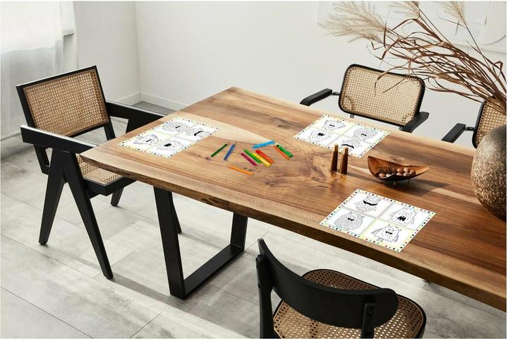 Actual product image Folat Colouring template table set Monster Bash, 6pcs.