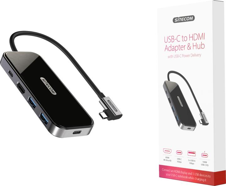 Immagine prodotto Sitecom USB-C - HDMI (USB-C, 5 Porti)