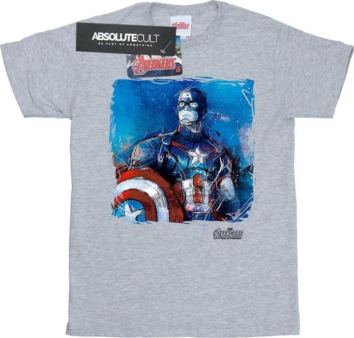 Immagine prodotto Captain America Maglietta Arte Uomo (XXL)