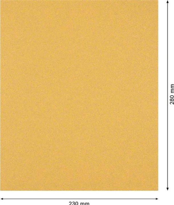 Produktbild Bosch Professional Zubehör EXPERT C470 Schleifpapier zum Handschleifen, 230 x 280 mm, G 80 (80)