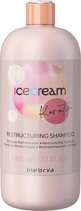 Inebrya Keratin Shampoo szampon do włosów 1000ml (1000 ml, Flüssiges Shampoo)