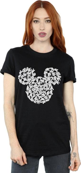 Immagine prodotto Disney Mickey Mouse Head Of Hands Maglietta Ampia Donna (L)
