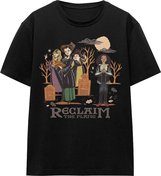 Actual product image Universal Textiles Unisex Adult Reclaim The Flame Sanderson Sisters T-Shirt (XL)