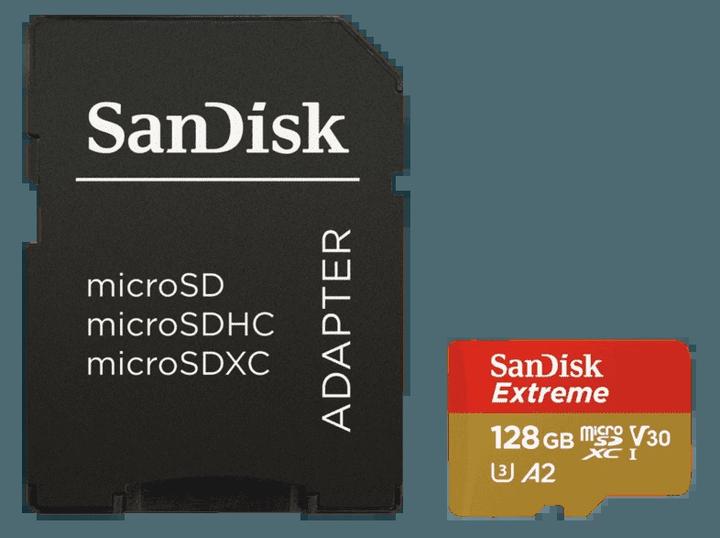 Produktbild SanDisk Extreme UHS-I V30 (128 GB, microSDXC, U3, UHS-I)
