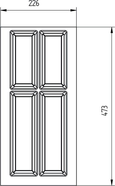 Actual product image Agoform Cutlery tray