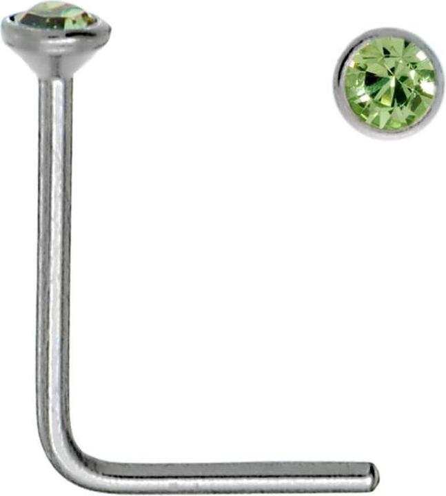Bijouteria Nasenpiercing (Edelstahl, Kristall)