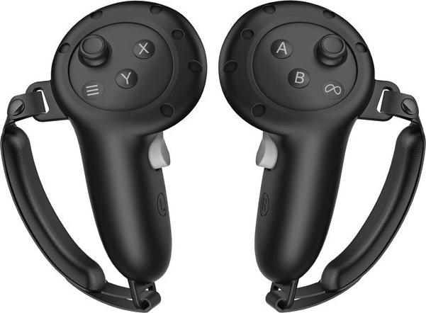 Actual product image MU Classic Meta Quest 3 / 3S controller silicone grip protective cover with wrist mount