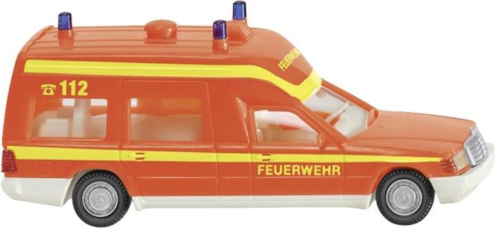 Actual product image Wiking 060701 H0 Emergency vehicle model Mercedes Benz Binz, fire brigade - ambulance