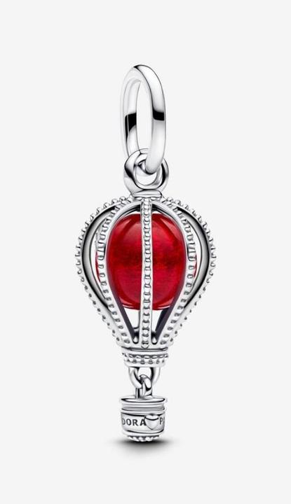 Image du produit Pandora Hot Air Balloon Murano Glass Dangle Charm (Argent sterling 925)