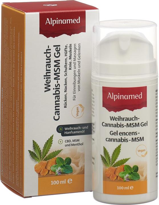 Image du produit Alpinamed Gel encens cannabis MSM gel (1 x, 100 ml, 161 g)