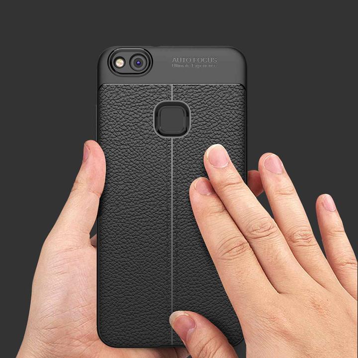 Produktbild Cadorabo TPU Cover Kunstleder Struktur (Huawei P10 Lite)