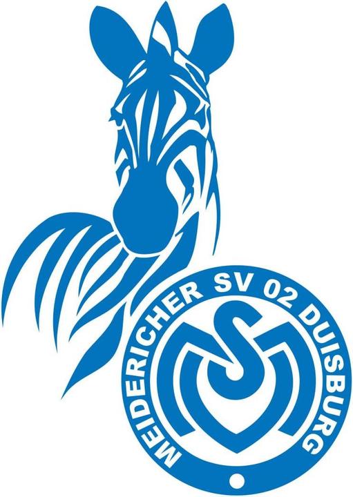 Produktbild MSV Duisburg Logo (100 x 140 cm)