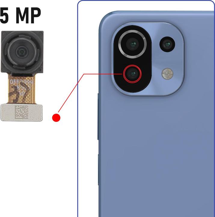 Produktbild Clappio Makro-Objektiv Ersatzteil (Xiaomi 11 Lite 5G NE)