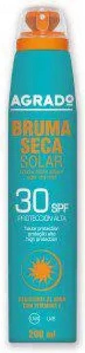 Actual product image Agrado Dry Sunscreen Spray SPF 30 200ml (270cc) (Sun spray, SPF 30, 200 ml, 1600 g)