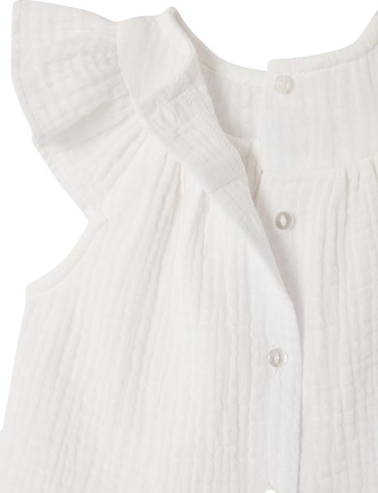 Image du produit Vertbaudet Mädchen Baby Bluse mit kurzen Volantärmeln (62)