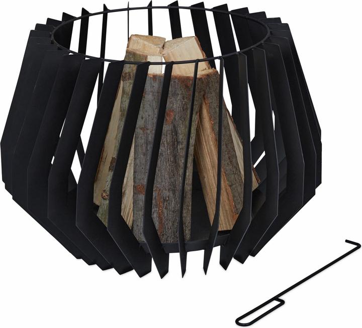 Actual product image Relaxdays Laundry basket shelf