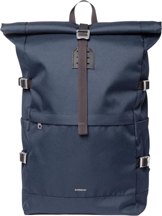 Navy avec cuir noir