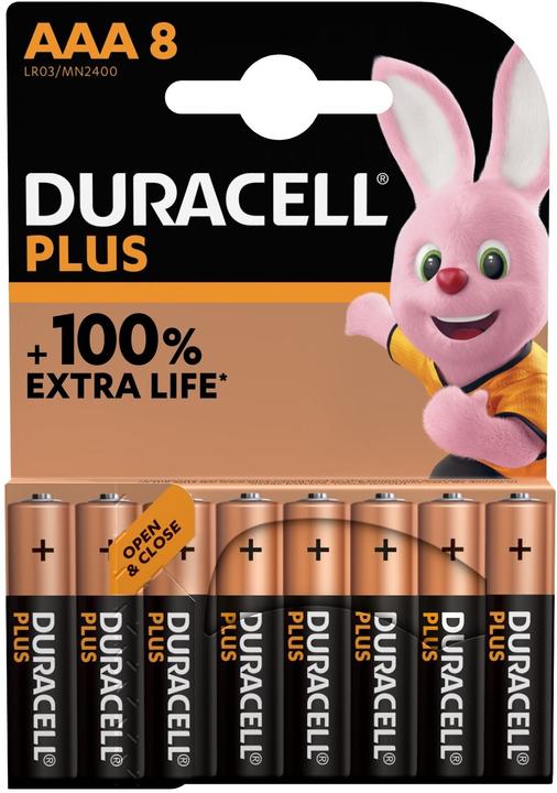 Duracell Plus (8 pz., AAA)