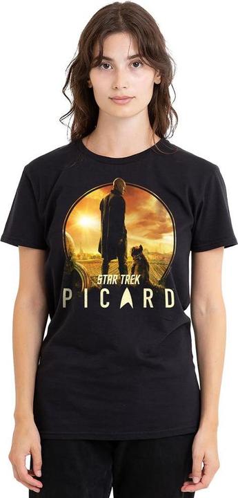 Actual product image Star Trek: Picard Unisex Adult A Man and His Dog T-Shirt (L)