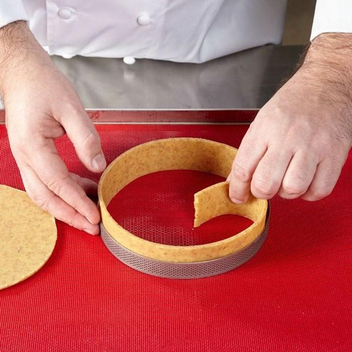 Image du produit Pavoni Anneau à tarte perforé, Ø 15 cm (15 cm)