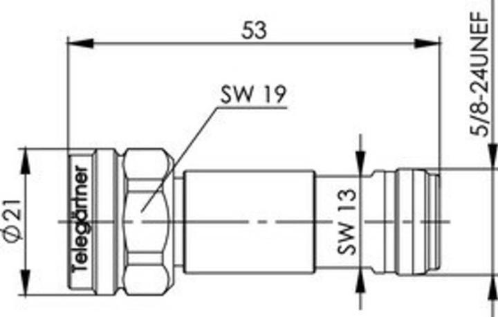 Actual product image Telegärtner Attenuator J01026A0018 1 S