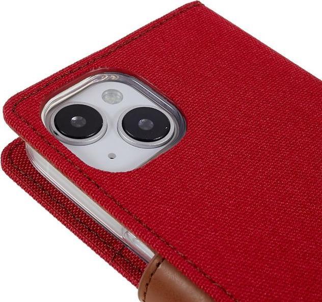 Actual product image Goospery Canvas Diary Series (Apple iPhone 14 Plus)