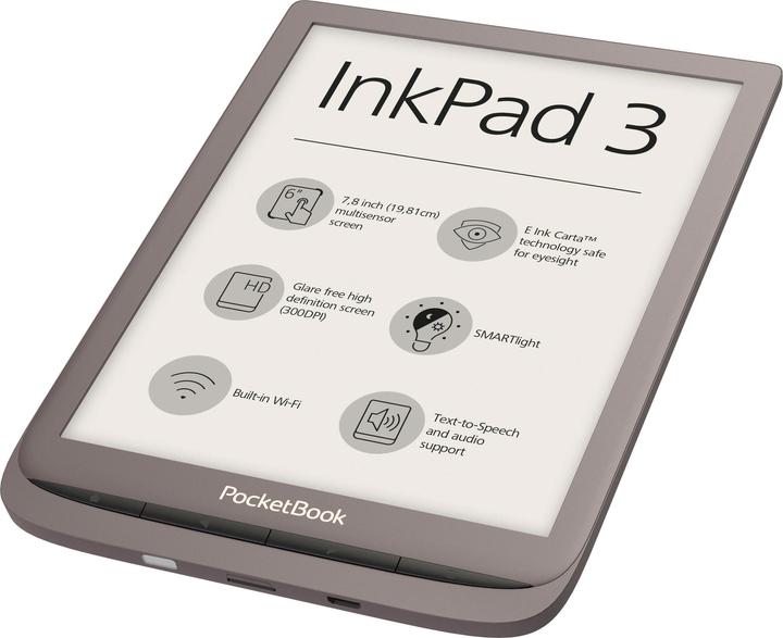 Actual product image PocketBook InkPad 3 (7.80", 8 GB, Dark brown)
