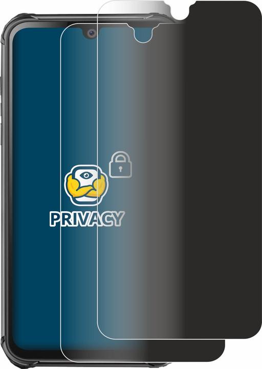 Produktbild BROTECT Sichtschutzfolie Anti-Spy Privacy Folie Blaulicht-Schutz (2 Stück, Blackview BV9800 Pro)