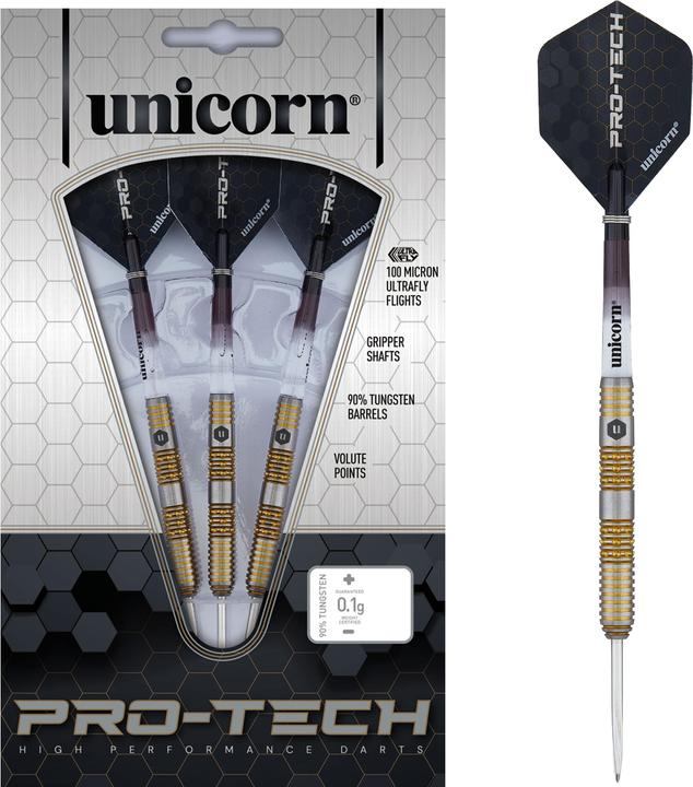 Actual product image Unicorn Pro-Tech Style 6 Steel Darts (25 g)