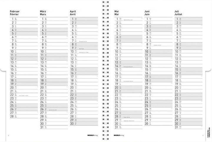 Produktbild Agenda Edition light Spiral Flex (23 x 30.5 cm, Deutsch, Französisch)