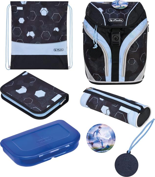 Herlitz Grundschulranzen SoftLight GREENline Cyber Soccer (18 l)