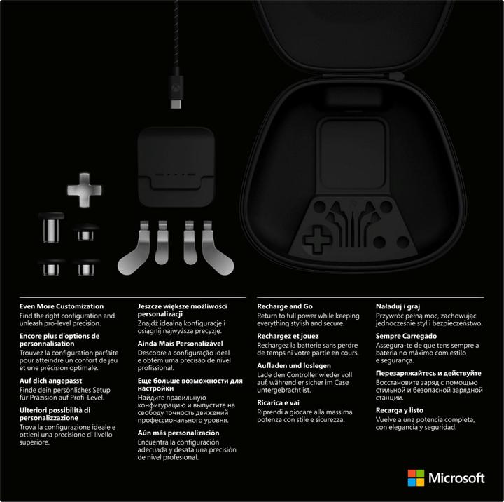 Produktbild Microsoft Xbox Elite Wireless Controller Series 2 – Complete Component Pack (PC, Xbox One S)