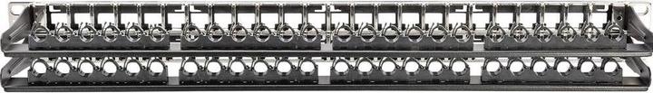Image du produit Digitus Panneau de brassage 1U pour modules Keystone 48 ports 48,3cm 19 pouces noir RAL 9005