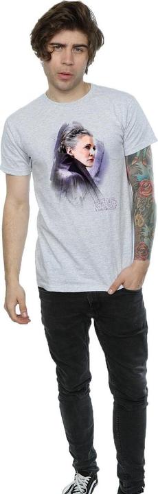 Actual product image Star Wars Mens Princess Leia Brushed Cotton T-Shirt (S)