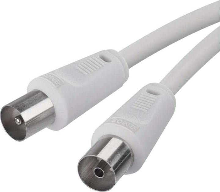 Emos Cavo coassiale per antenna, schermato 15m - spina dritta (Cavi antenna)