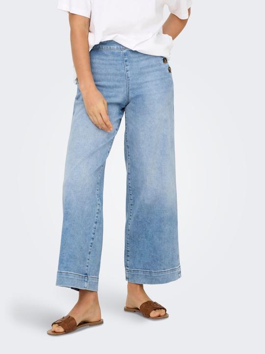 Actual product image Only ONLMADISON Hohe Taille Weiter Beinschnitt Jeans Jeans mit weitem Bein (W28/L32)