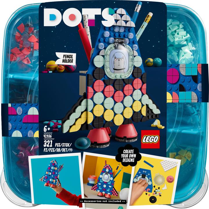 Image du produit LEGO Porte-stylo fusée (41936, LEGO Dots)
