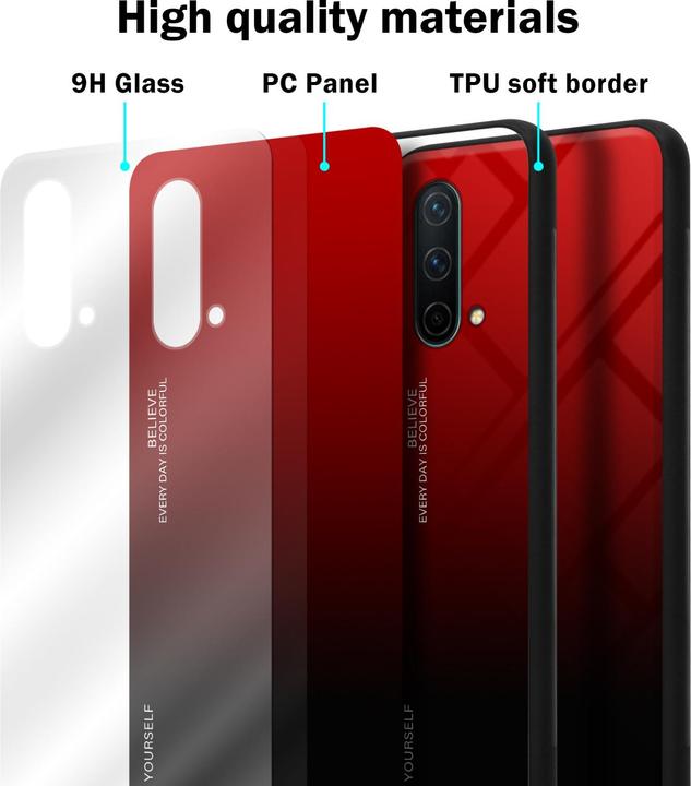 Image du produit Cadorabo TPU 2 couleurs Housse en verre (OnePlus Nord CE 5G)