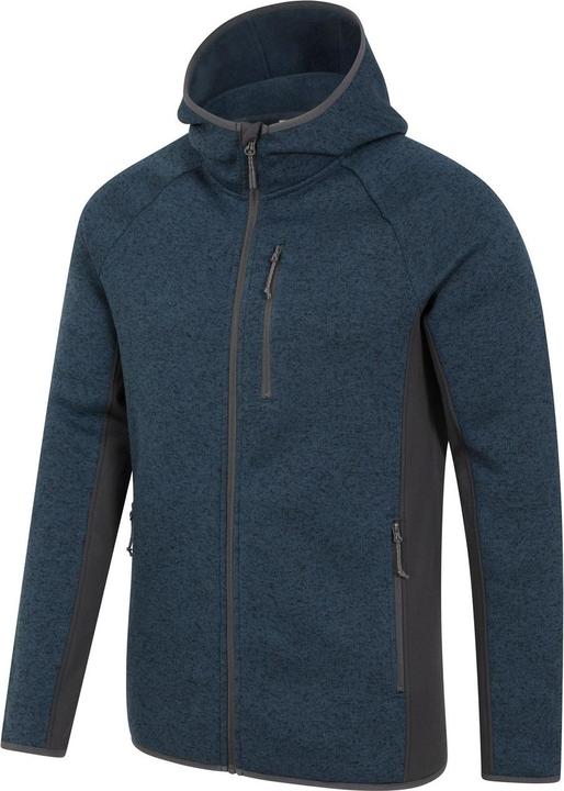 Actual product image Mountain Warehouse Mens Treston Fleece Hooded Hoodie (L)