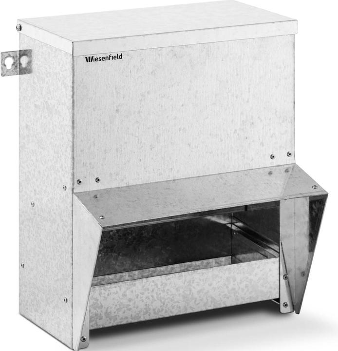 Produktbild Wiesenfield Futterautomat Huhn Hühnerfutterautomat Hühner Futterspender 5 kg Wandmontage