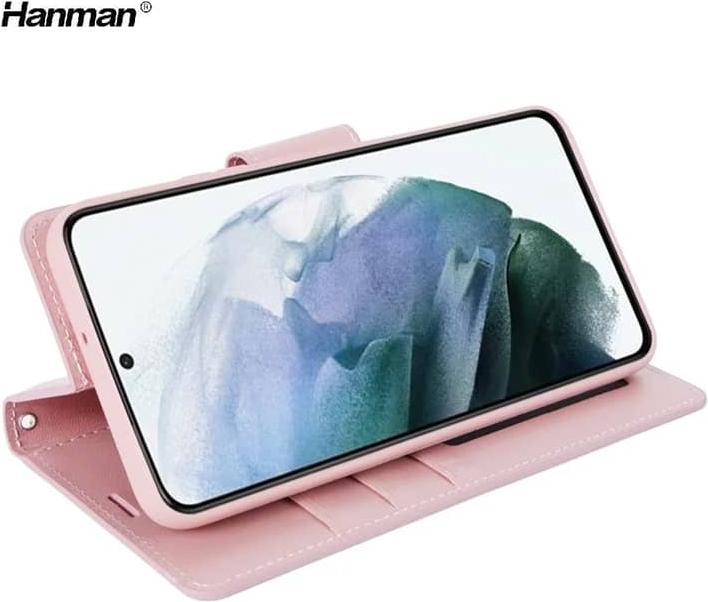 Produktbild Hanman Huawei P30 Pro - Mill Flip Case mit 3 Kartenfächern, roségold (Huawei P30 Pro)