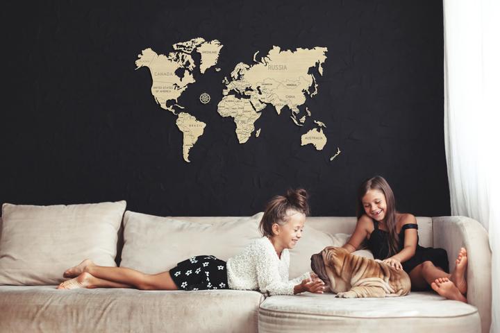 Actual product image WoodenCity World map L (31 pieces)