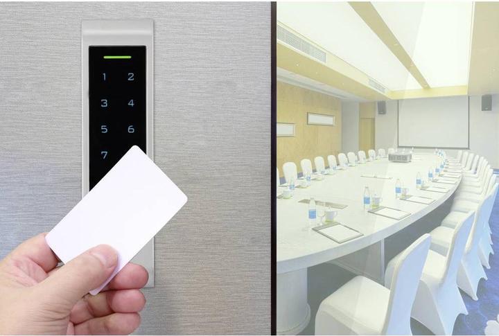 Image du produit Sygonix SY-6121662 Système d'accès Fingerprint/RFID Montage en surface 12 V/DC, 1 (Empreinte digitale, Combinaison électronique de chiffres, Smartphone, Carte clé)