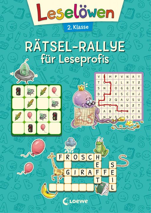 Leselöwen Rätsel-Rallye für Leseprofis - 2. Klasse (German, Loewe learning and puzzles, Dominik Rupp, 2021)