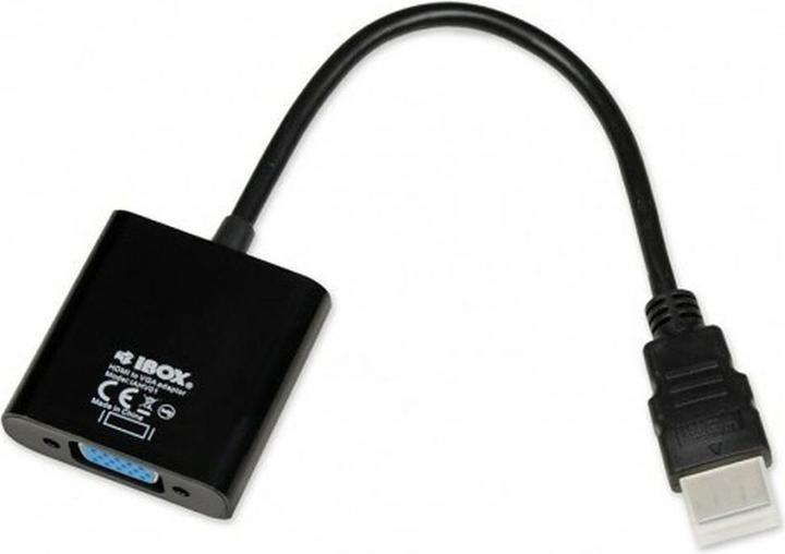 Produktbild iBox IAHV01 Videokabel-Adapter HDMI Typ A (Standard) VGA (D-Sub) (HDMI, VGA, 2.50 cm)