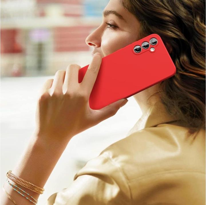 Produktbild Screenguard Samsung Galaxy A34 5G Liquid Silicone Case Hülle (Samsung Galaxy A34 5G)