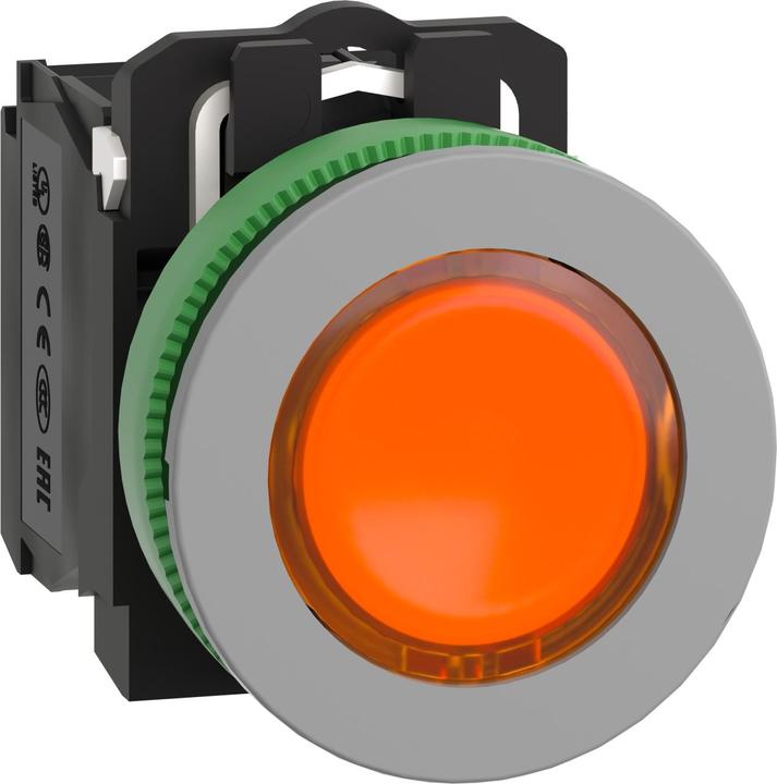 Actual product image Schneider Electric Illuminated pushbutton compl. flush plastic 30mm 230V IP69K